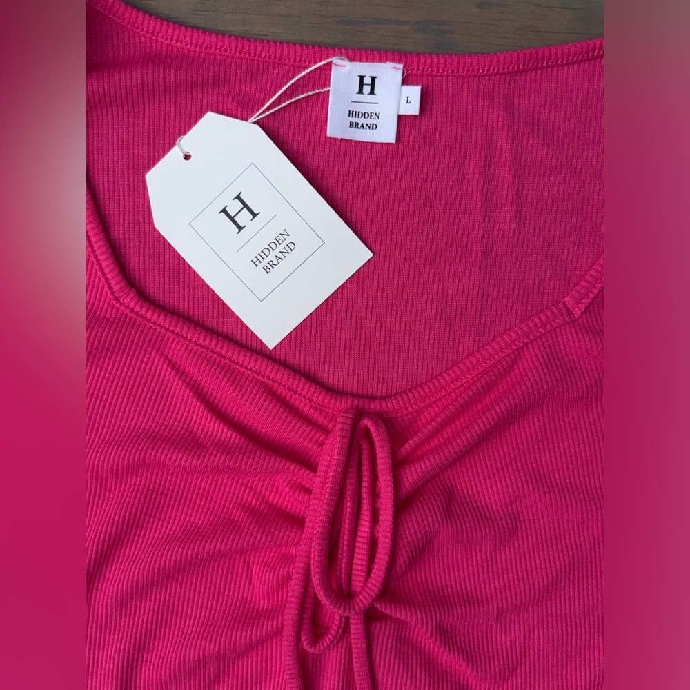 🎀Pink Ribbed Dress🎀 - Picture 6 of 7